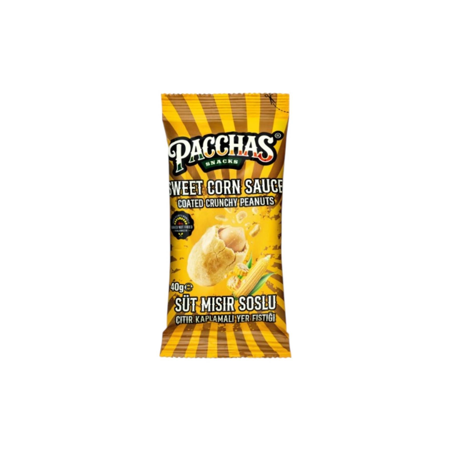 Pacchas Süt Mısır Soslu Yer Fıstığı 40 g