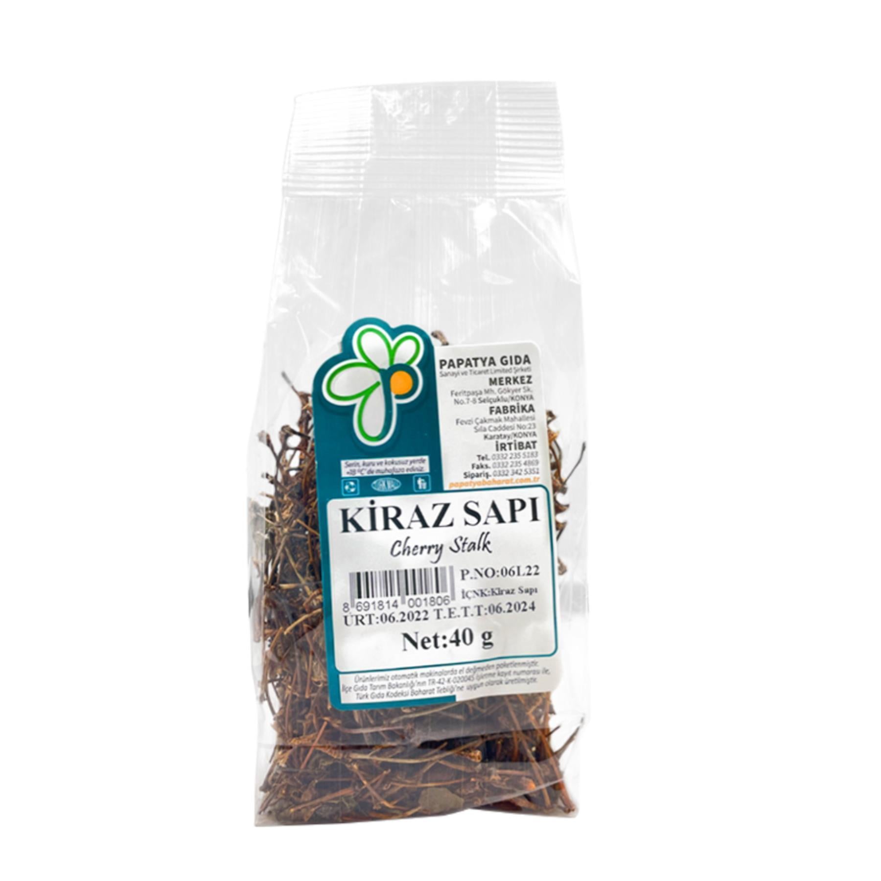 Papatya Gıda Kiraz Sapı 40 g e