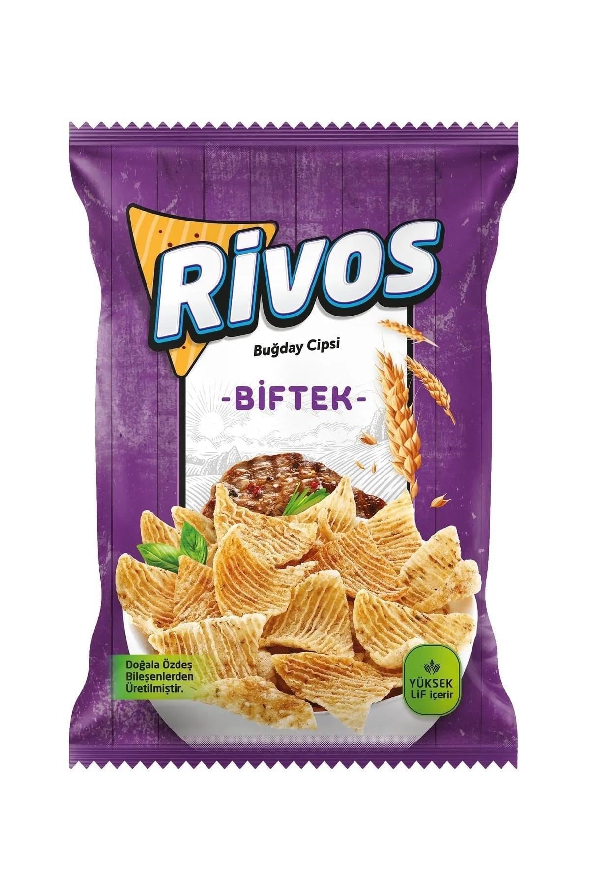 Rivos Biftek Buğday Cips 56 g e