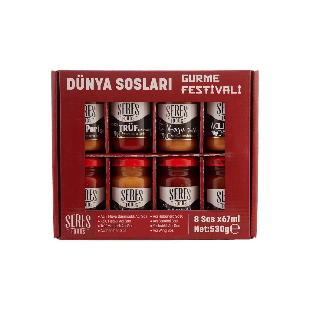 Seres Gourmet  Dünya Sosları Gurme Festivali (8x67 ml) -530 g