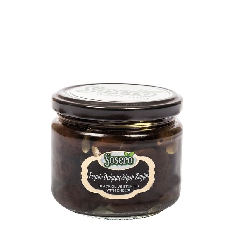 Sosero Peynir Dolgulu Siyah Zeytin 290 g ℮