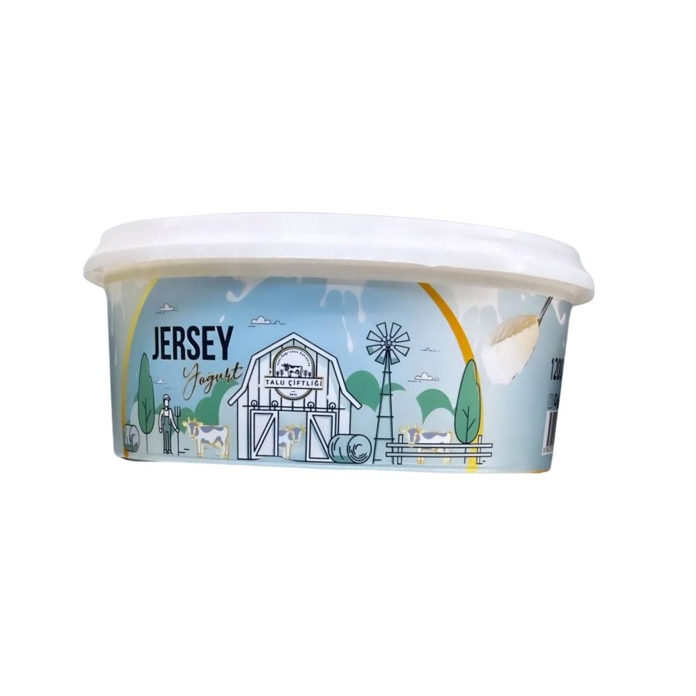 Talu Çiftliği Jersey Tava Yoğurdu Tam Yağlı Kaymaklı Yoğurt 1200 g e