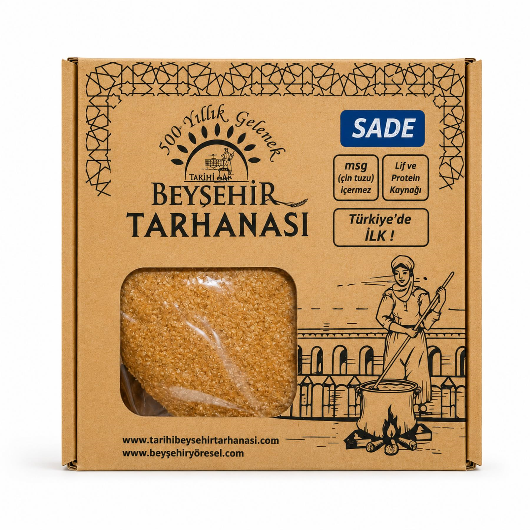 Tarihi Beyşehir Tarhanası Sade 5'li Kraft
