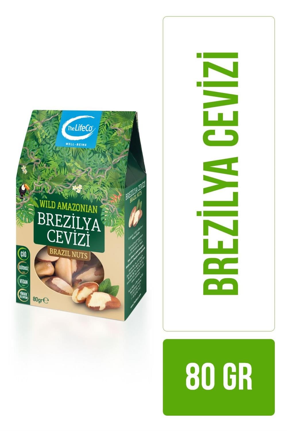 The LifeCo Brezilya Cevizi 80 Gr