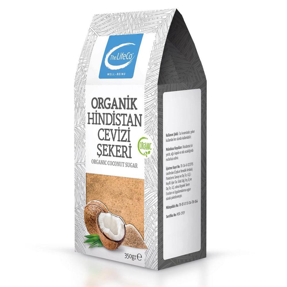 The LifeCo Organik Hindistan Cevizi Şekeri 350 Gr