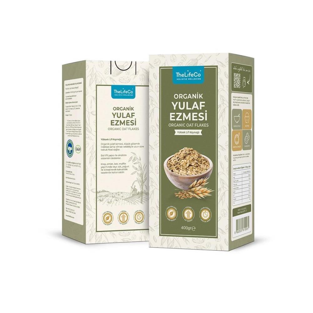 The LifeCo Organik Yulaf Ezmesi 400 Gr