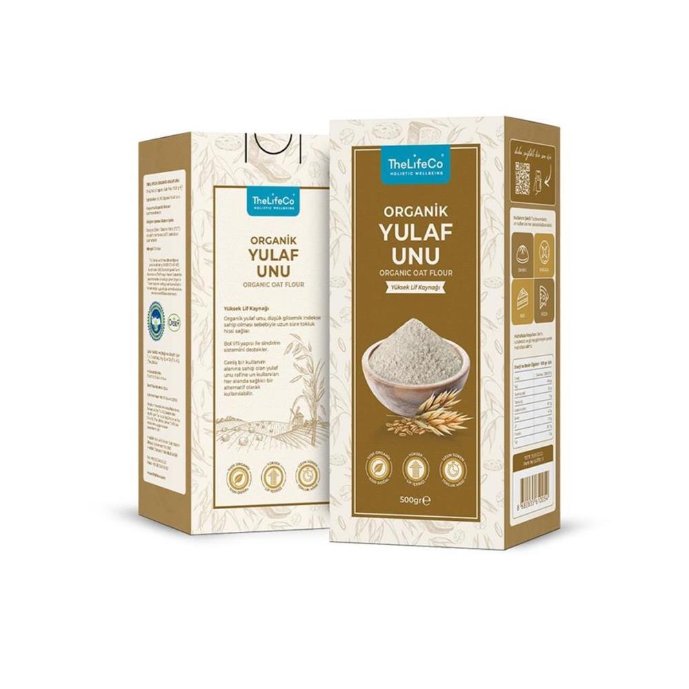 The LifeCo Organik Yulaf Unu 500 Gr