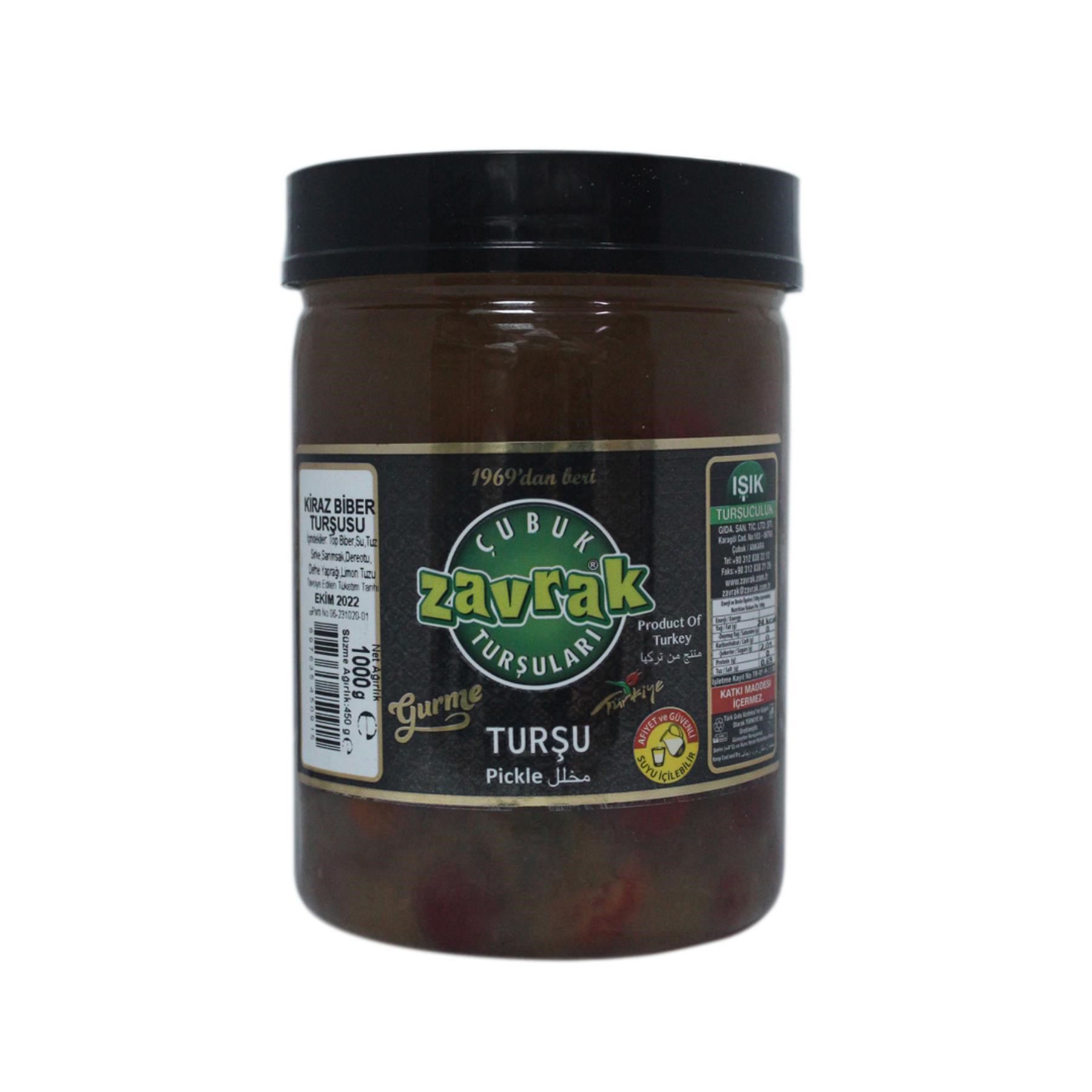 Zavrak Kiraz Biber Turşusu 1000 g e