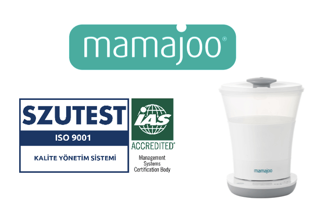 Mamajoo 3 İşlevli Buhar Sterilizatörü + Mini Hediye Seti 250 ml / Mavi