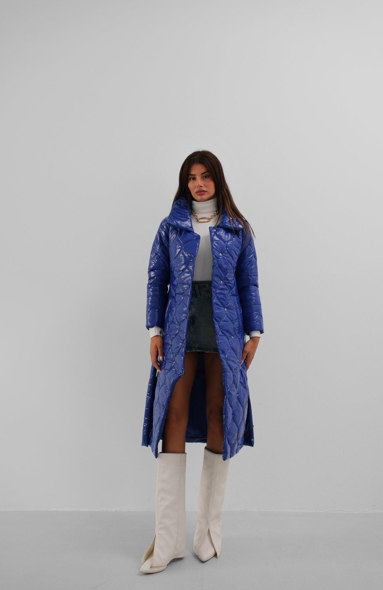 Kemerli Rugan Şişme Saks Maxi Mont