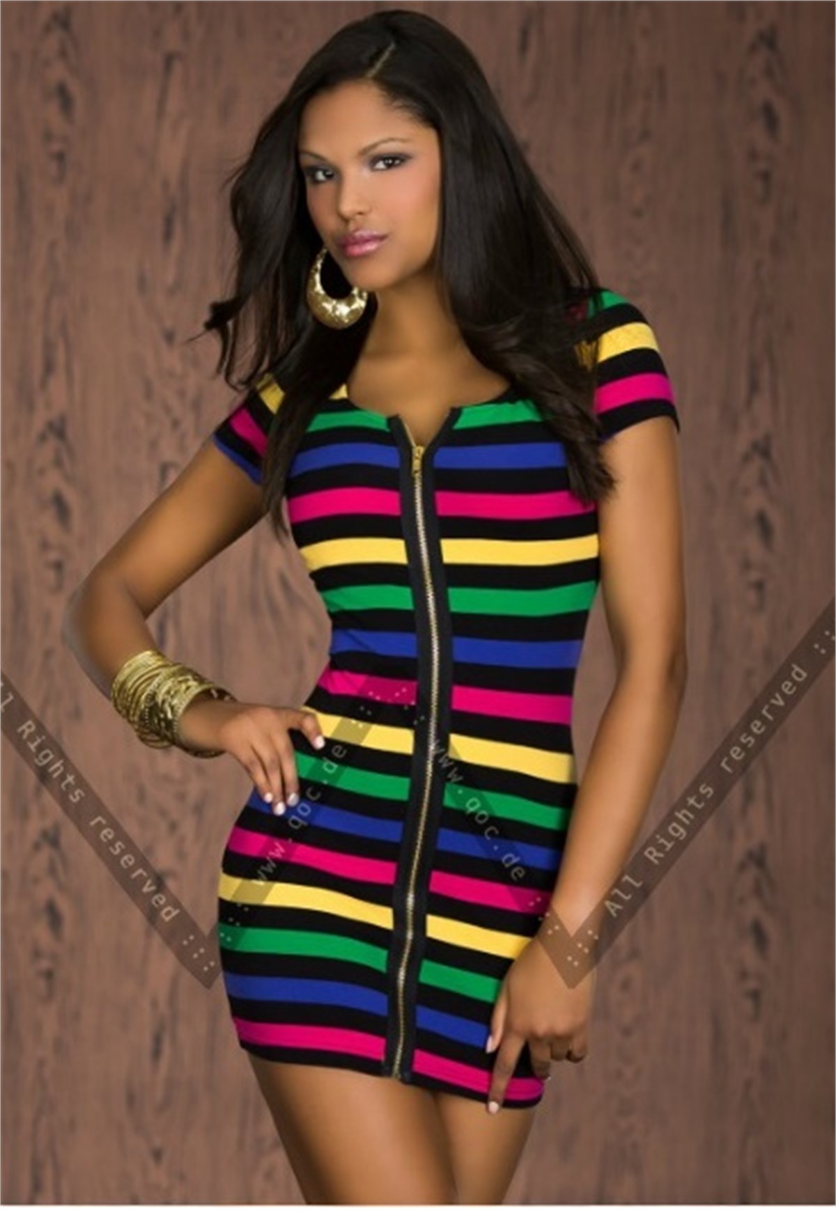 ESNEK DALGIÇ KUMAŞ DİJİTAL BASKI MİNİ ELBİSE DNM-243