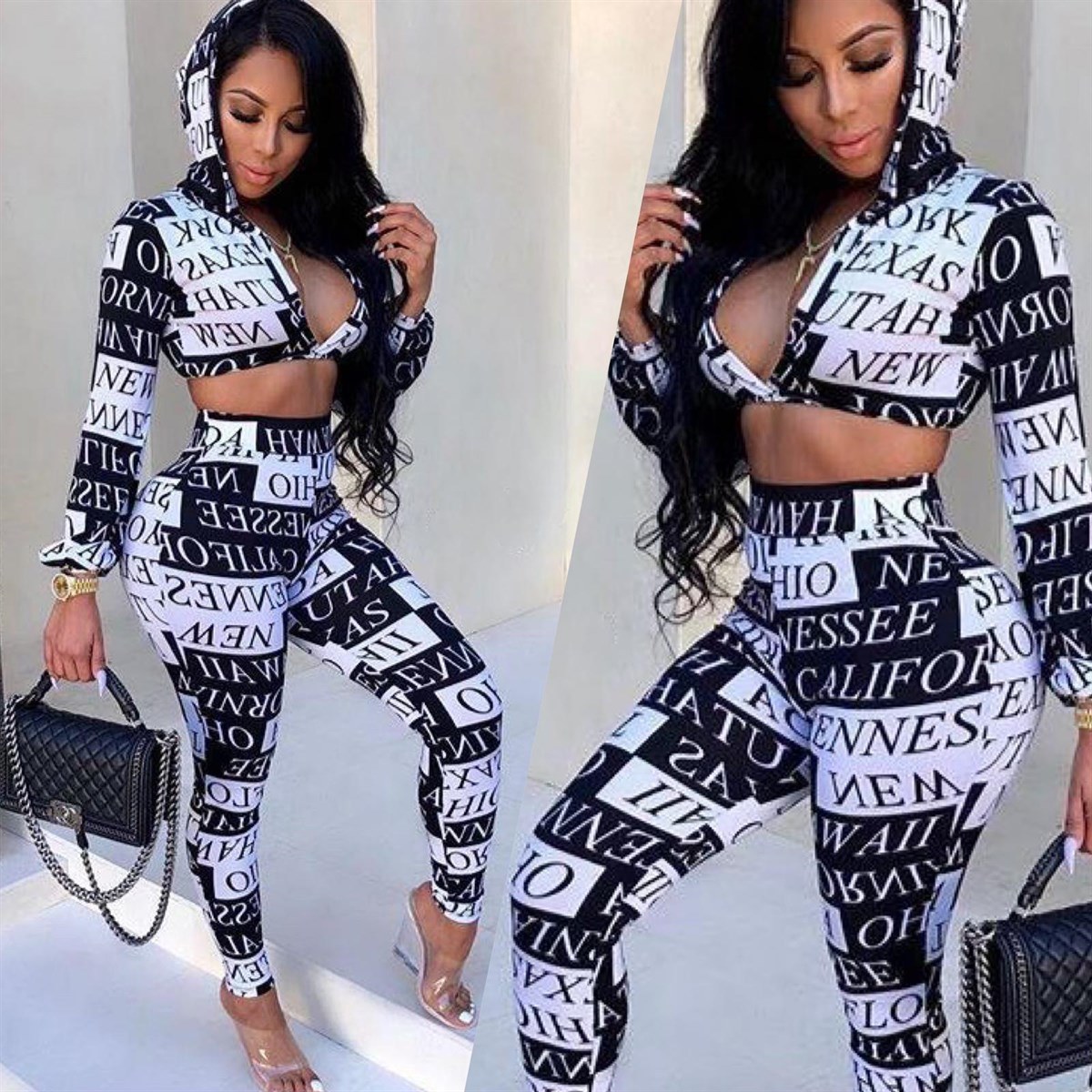 ESNEK MİKRO KUMAŞ BÜSTİYER VE TAYT TAKIM WOMAN SPORTWEAR LP-236