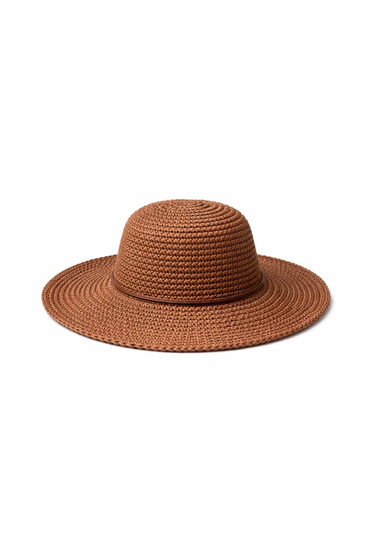 Kahverengi Bucket Hasır Şapka