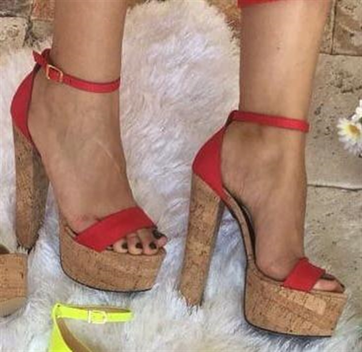 KALIN MANTAR TOPUKLU UCU AÇIK YAZLIK PLATFORM TABANLI BAYAN AYAKKABI YAZLIK TOPUKLU BAYAN AYAKKABI HIGH HEELS BLACK WOMAN SHOES YT-016-2