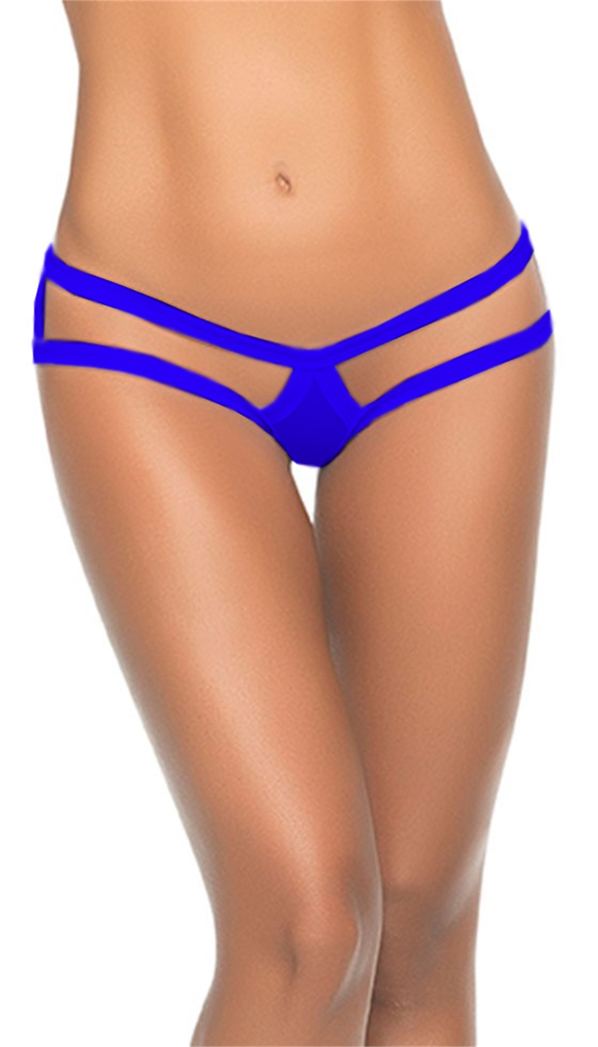 MAVİ ESNEK SANDY KUMAŞ TANGA, G-STRİNG TKN-4203-4