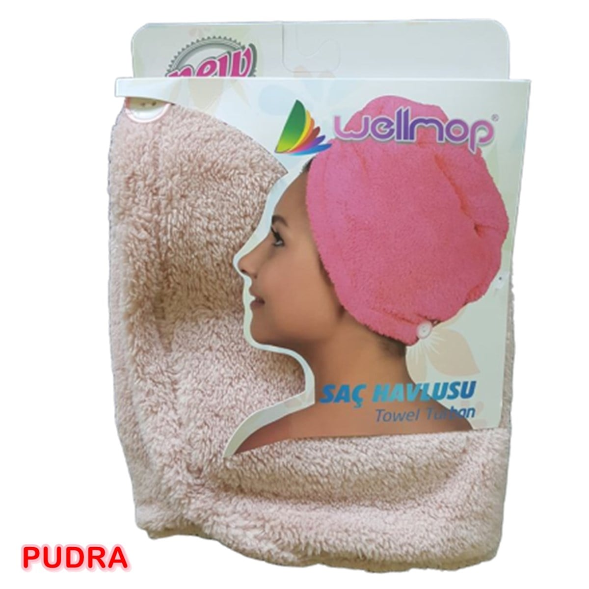 WELLMOP MIKROFİBER FUŞYA BAŞ HAVLUSU MICROFIBER HATTOWEL WELLMOP-001