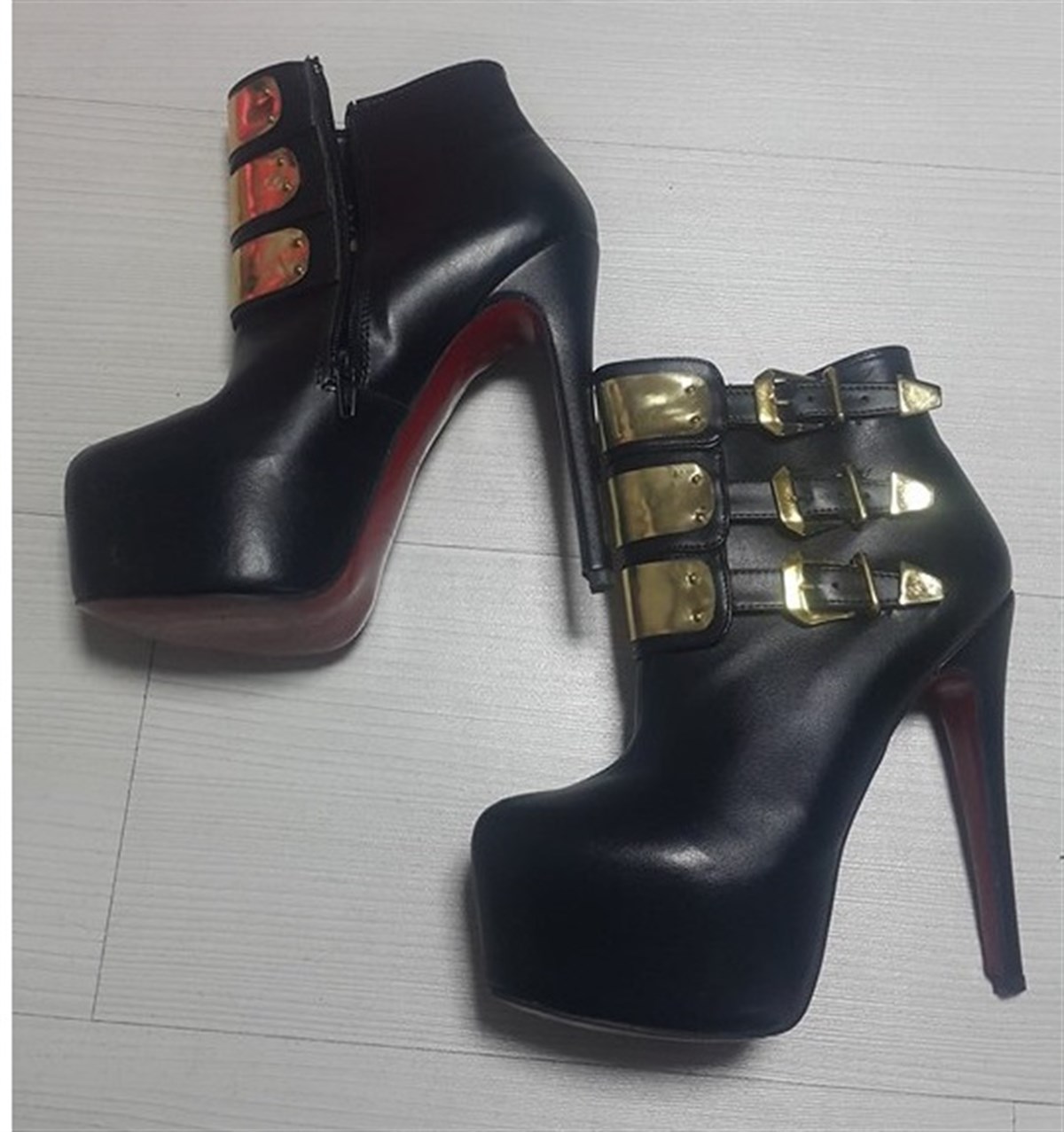 Yüksek Topuk Gizli Platform Taban Bayan Ayakkabı NS-002