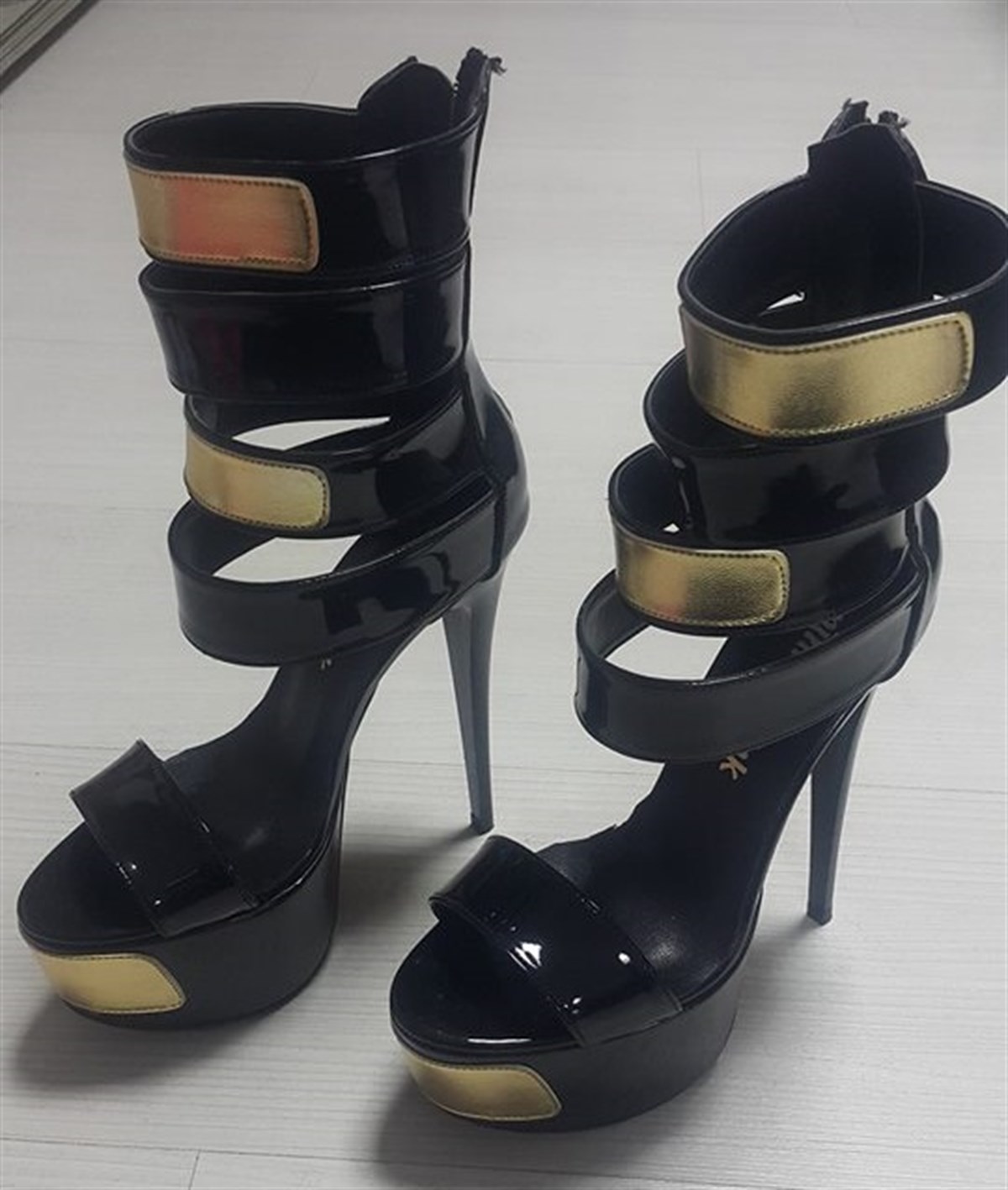 Yüksek Topuk Platform Taban Bayan Ayakkabı KRM-AYK-001