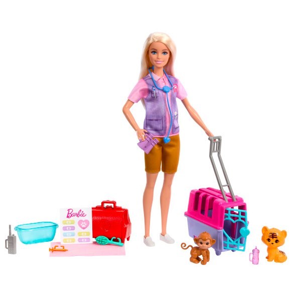 Barbie Veteriner Mini Oyun Seti HRG50 Lisanslı Ürün