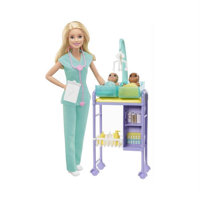 Bebek Doktoru Barbie - Meslekler Bebek Doktoru DHB63 - GKH23