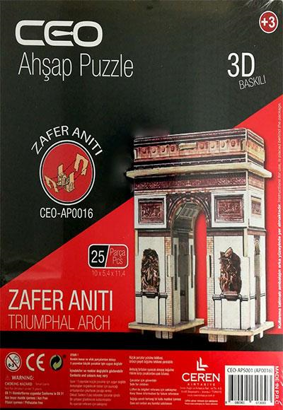 Ceo Ahşap Puzzle 25 Parça Zafer Anıtı