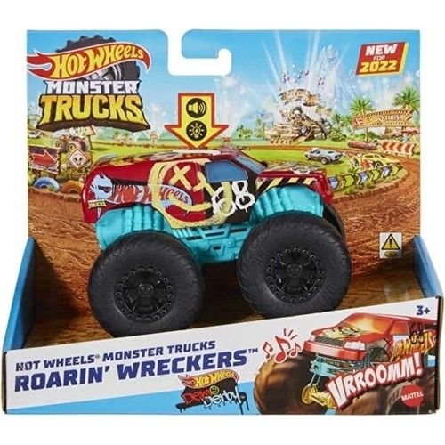 Hot Wheels Monster Trucks 1:43 Kükreyen Araba HDX66 Lisanslı Ürün