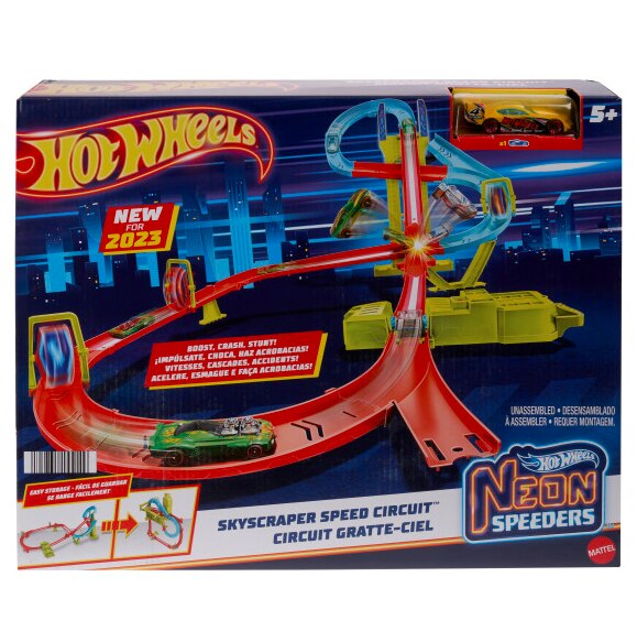 Hot Wheels Neon Yarışlar Çoklu Yarış Pisti HPC07 Lisanslı Ürün