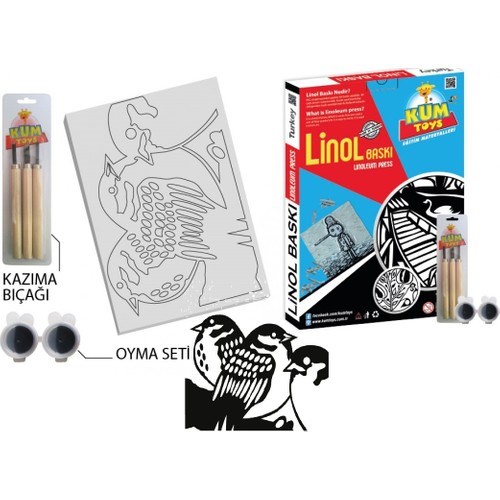 KumToys Linol Baskı A4 