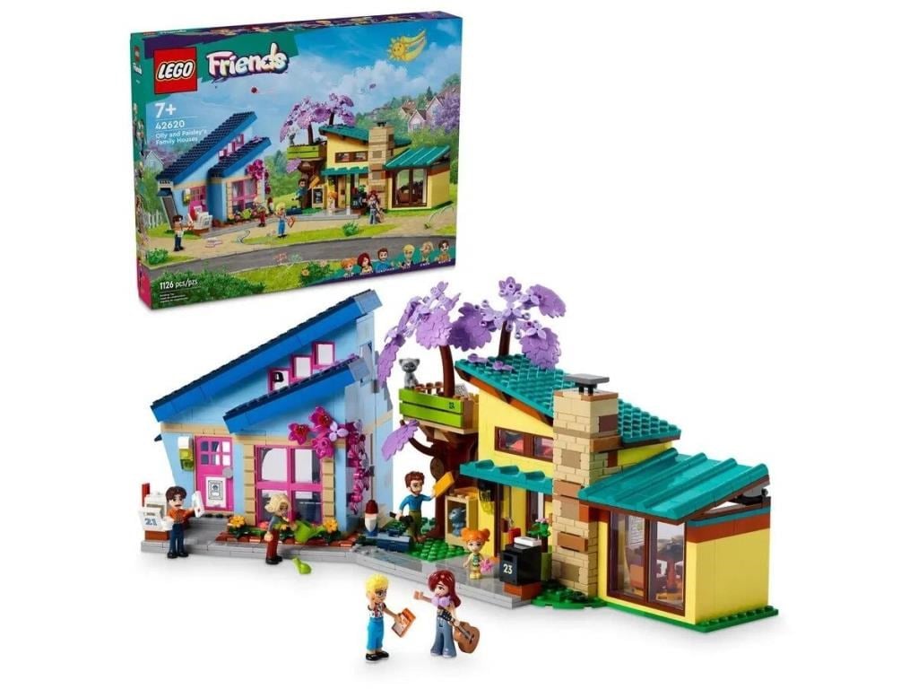 Lego Friends Olly ve Paisley'nin Aile Evleri 42620 Lisanslı Ürün