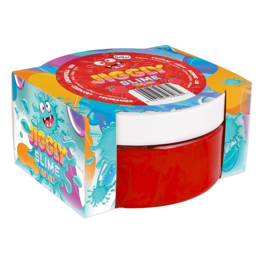 Tuban Jiggly Slime Oyun Jeli Çilek Kırmızı Renk 200 gr TU3586