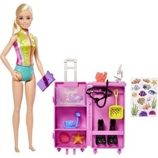 Barbie Deniz Biyoloğu Oyun Seti HMH26 Lisanslı Ürün