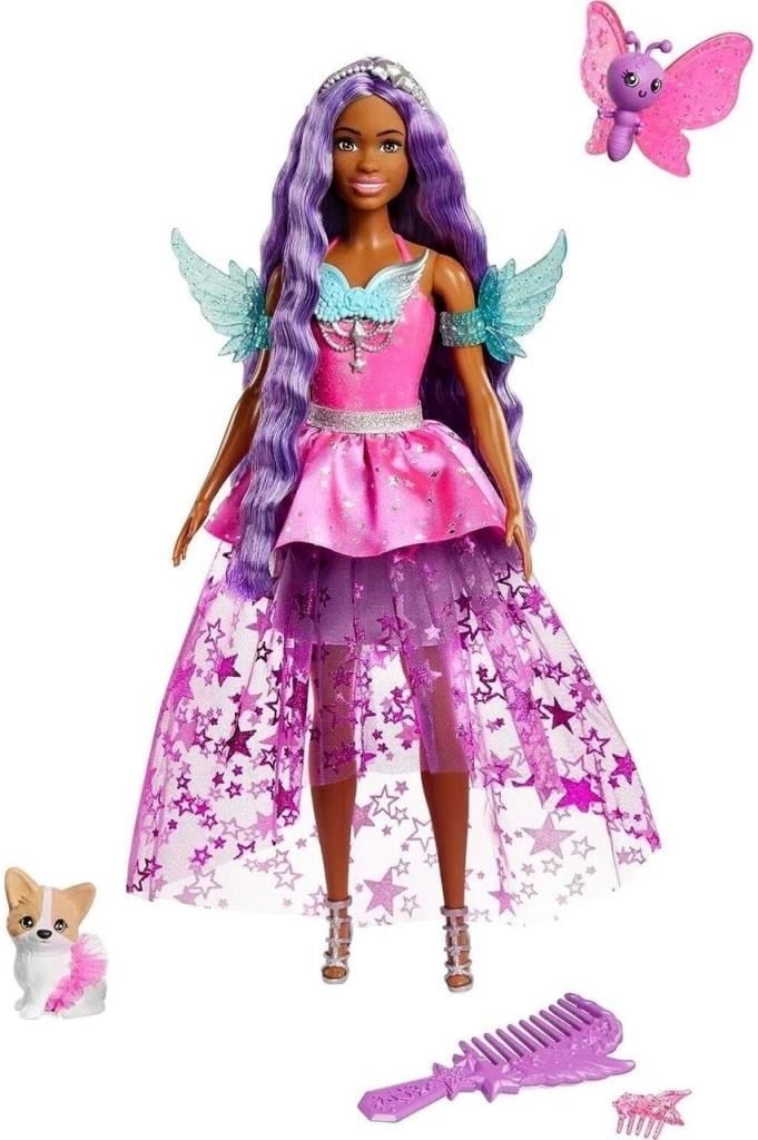 Barbie A Touch Of Magic Bebek Esmer HLC31 HLC33 Lisanslı Ürün 