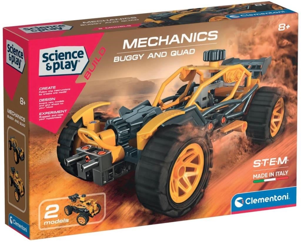 Clementoni Mekanik Laboratuvarı Buggy ve Quad 75077 Lisanslı Ürün