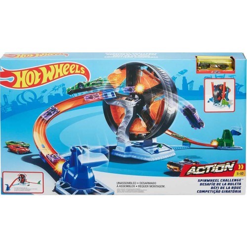 Hot Wheels Dönen Tekerlek Macerası Yarış Seti GJM77