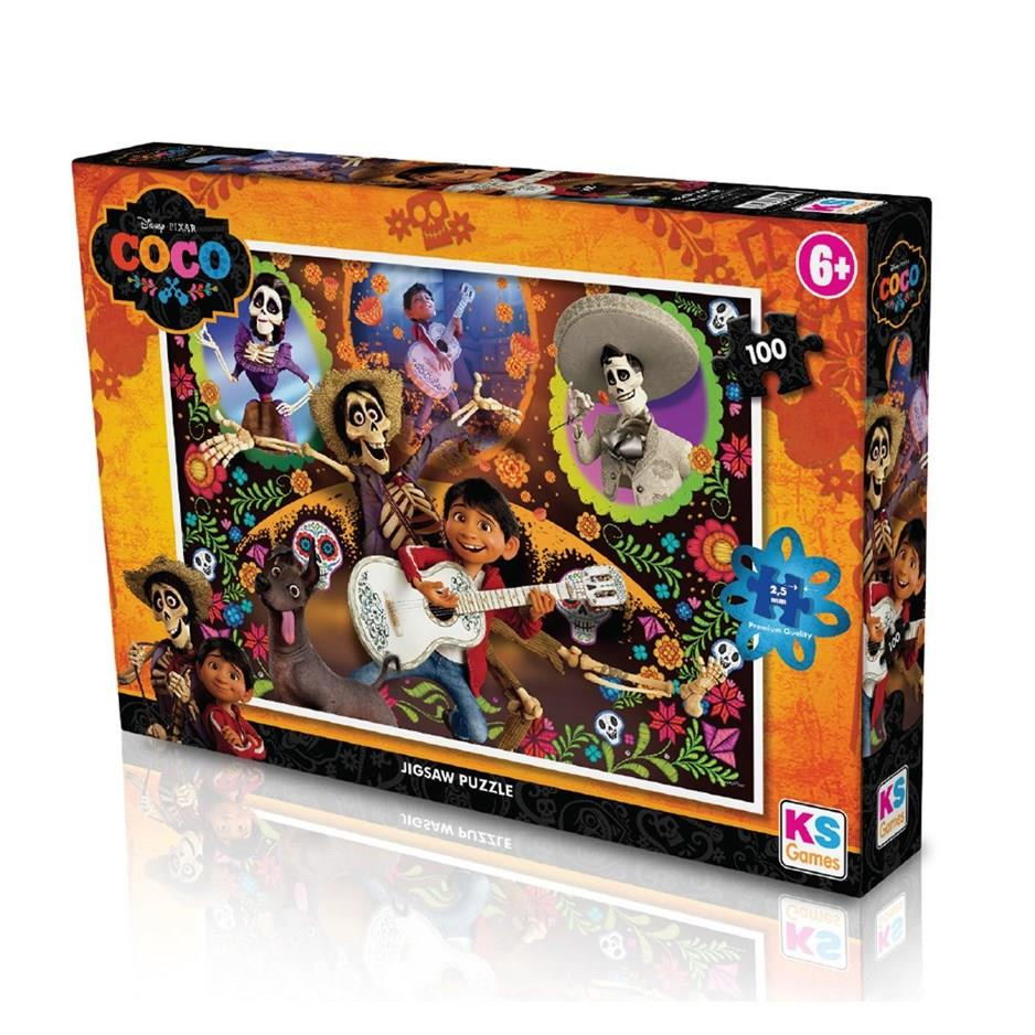 KS Games 100 Parça Puzzle Coco Lisanslı Ürün