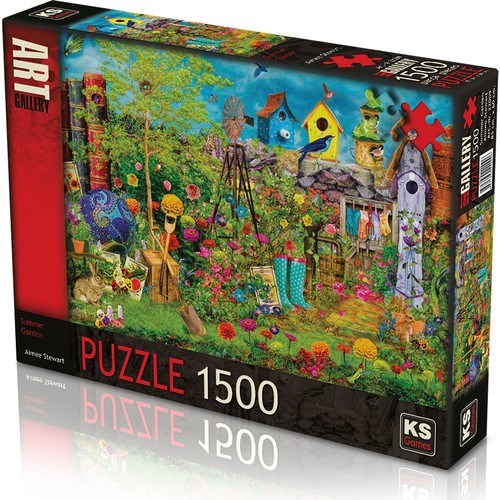 KS Games 1500 Parça Puzzle Summer Garden Lisanslı Ürün