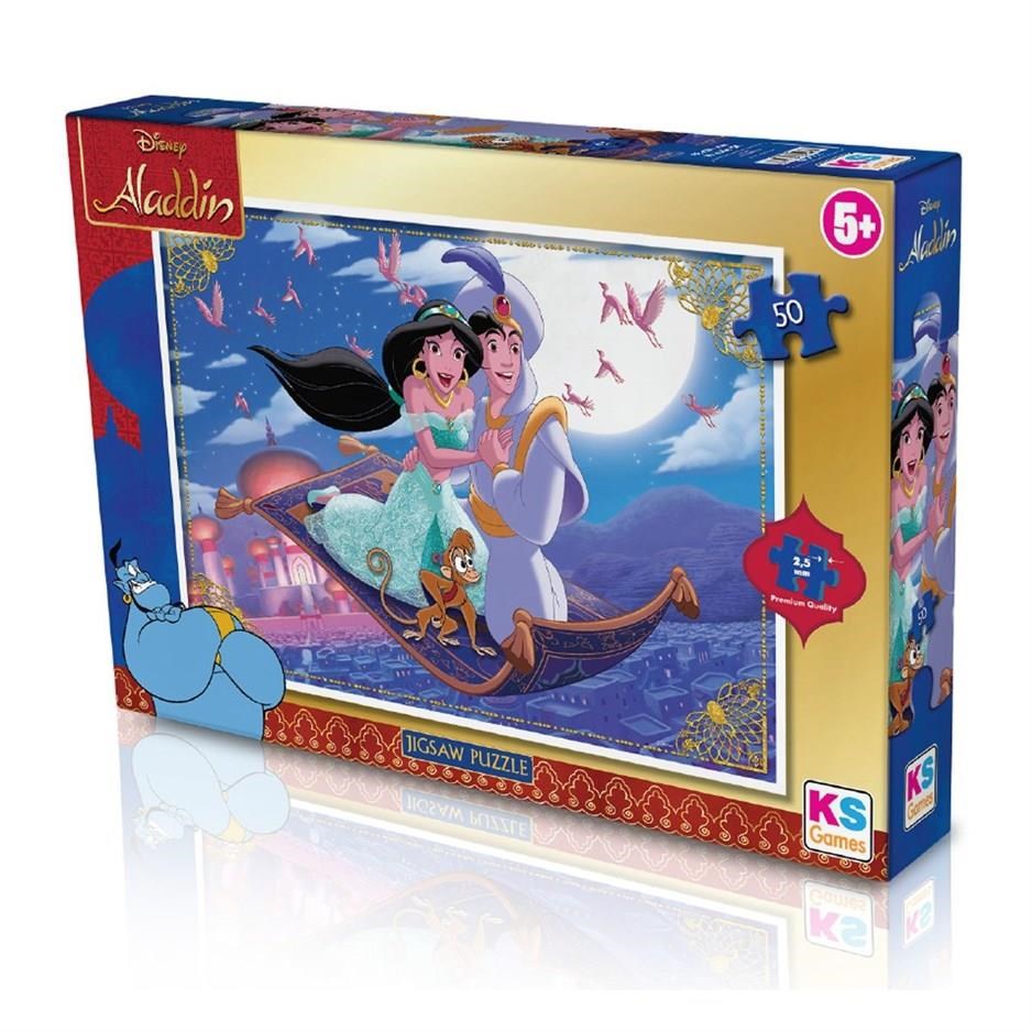 KS Games 50 Parça Puzzle Aladdin Lisanslı Ürün