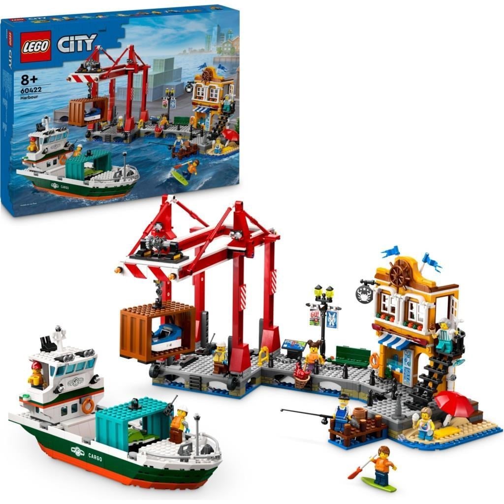 Lego City Yük Gemili Liman 60422 Lisanslı Ürün