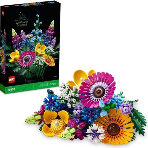 Lego Icons Kır Çiçekleri Buketi 10313 Lisanslı Ürün