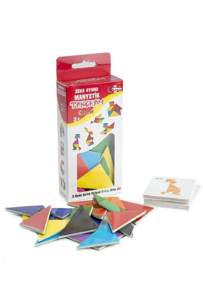 Manyetik Mıknatasılı Tangram 36 Parça Lisanslı Ürün