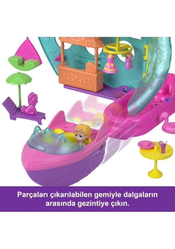 Polly Pocket Unicorn Bot Oyun Seti HWP26 Lisanslı Ürün 