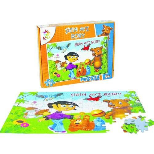 Puzzle Laço Kids Sevimli Ayı Boby 130 Parça Puzzle