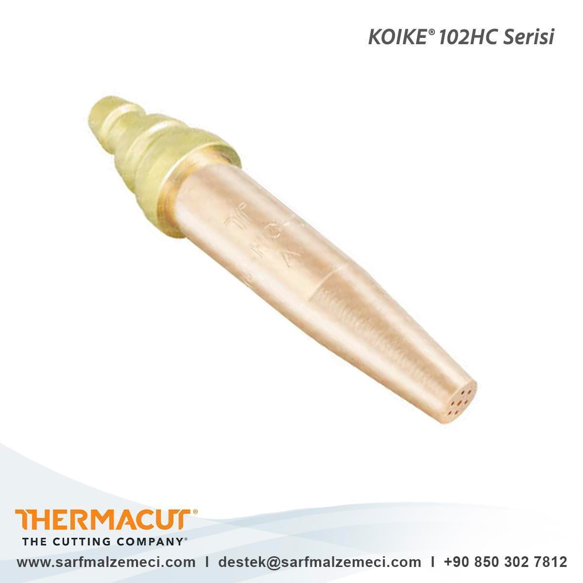 102-HC-3 Koike® Uyumlu A-1545 Thermacut® Nozzle