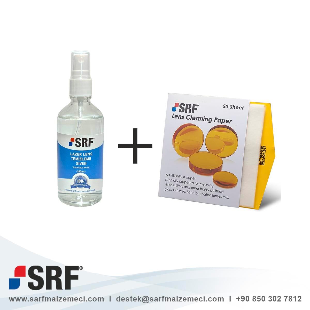 Lazer Lens Temizleme Seti Propanol + Mendil