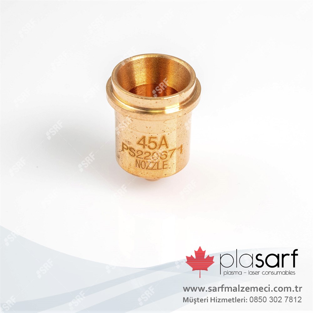 Plasarf Nozzle 45A (Hypertherm® 220671 Uyumlu)