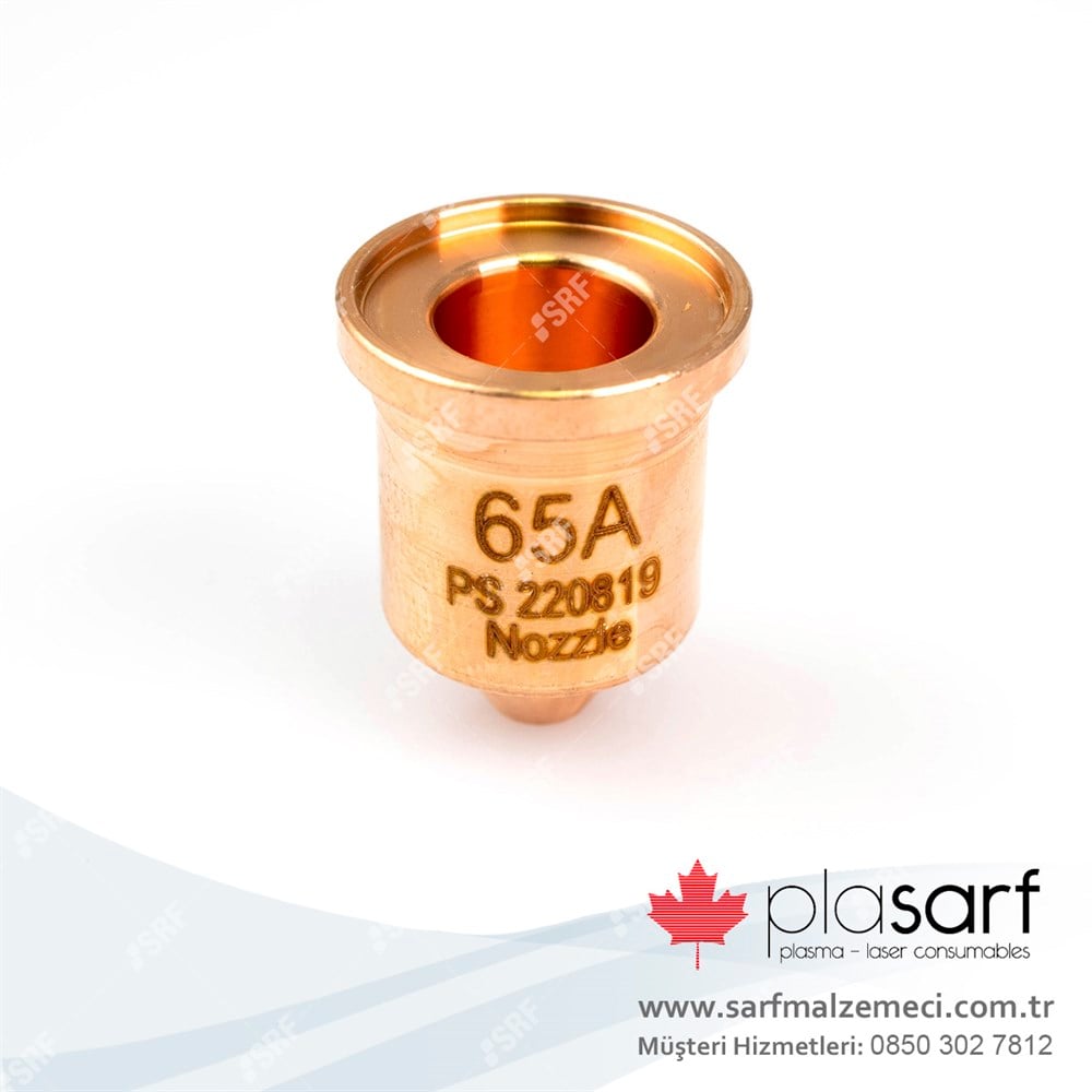 Plasarf Nozzle 65A (Hypertherm® 220819 Uyumlu)
