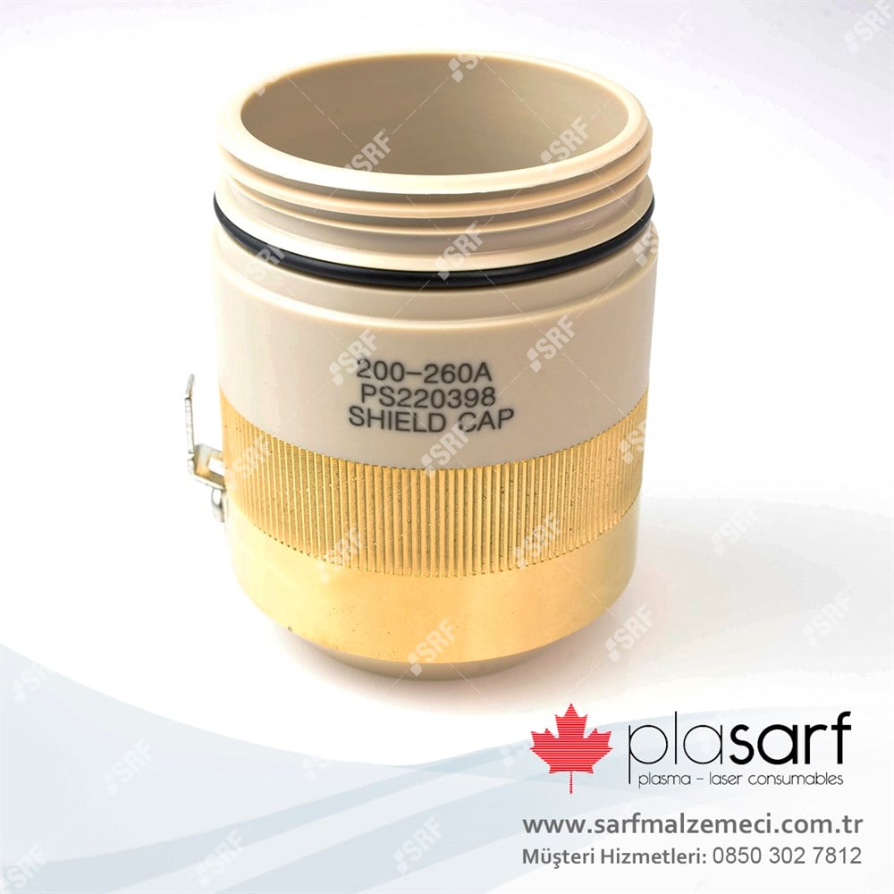 Plasarf Shield Cap 200A-260A (Hypertherm® 220398 uyumlu)