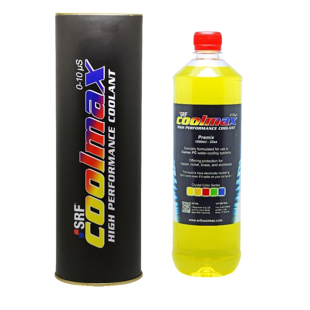 SRF Coolmax Bilgisayar Soğutma Sıvısı 1lt Kristal Sarı