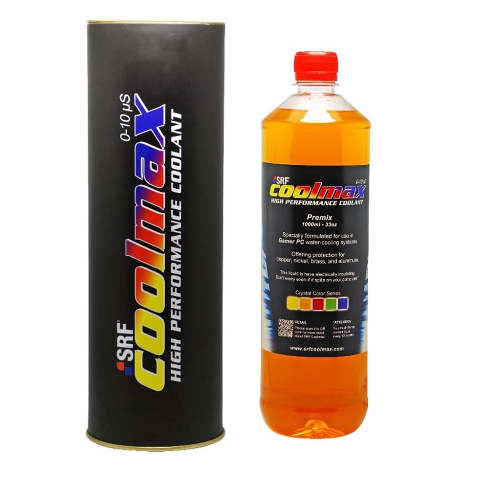 SRF Coolmax Bilgisayar Soğutma Sıvısı 1lt Kristal Turuncu