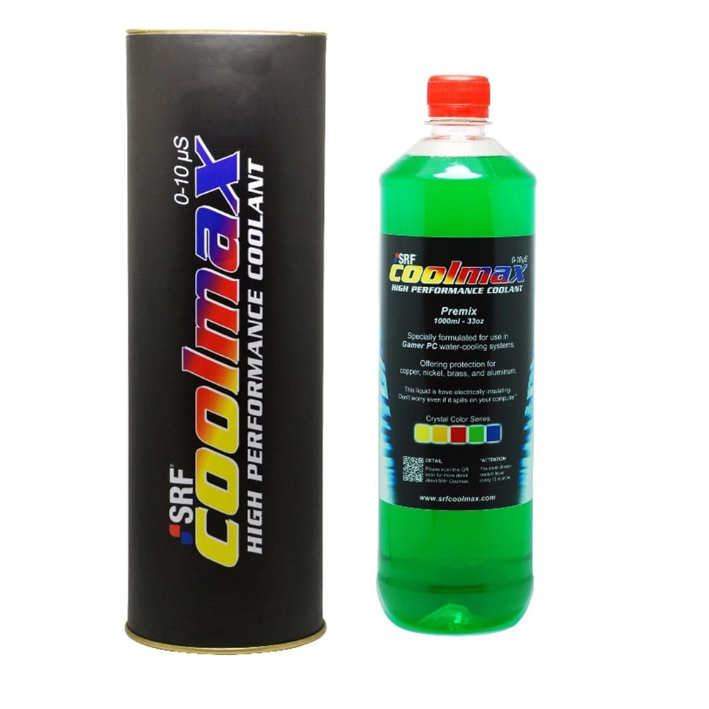 SRF Coolmax Bilgisayar Soğutma Sıvısı 1lt Kristal Yeşil